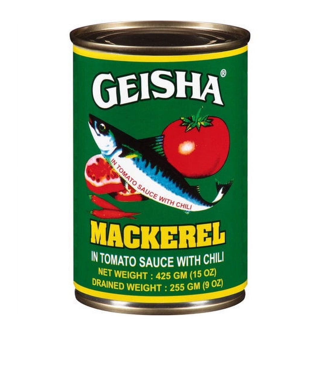 Geisha Green (Mackerel in tomato Sauce)