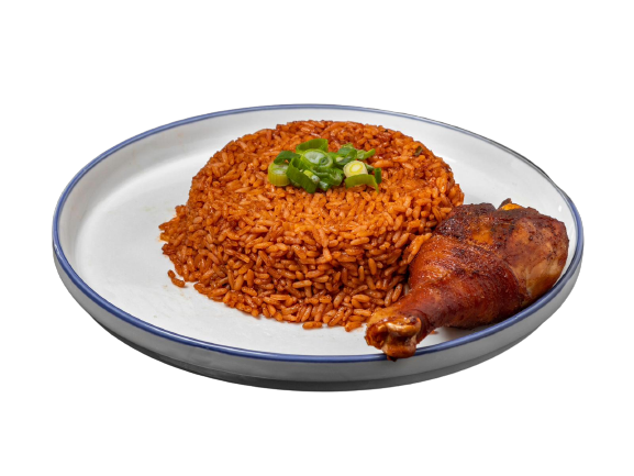 Jollof rice (Half a Pan= 12