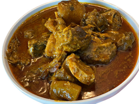 Banga soup with Goat meat
