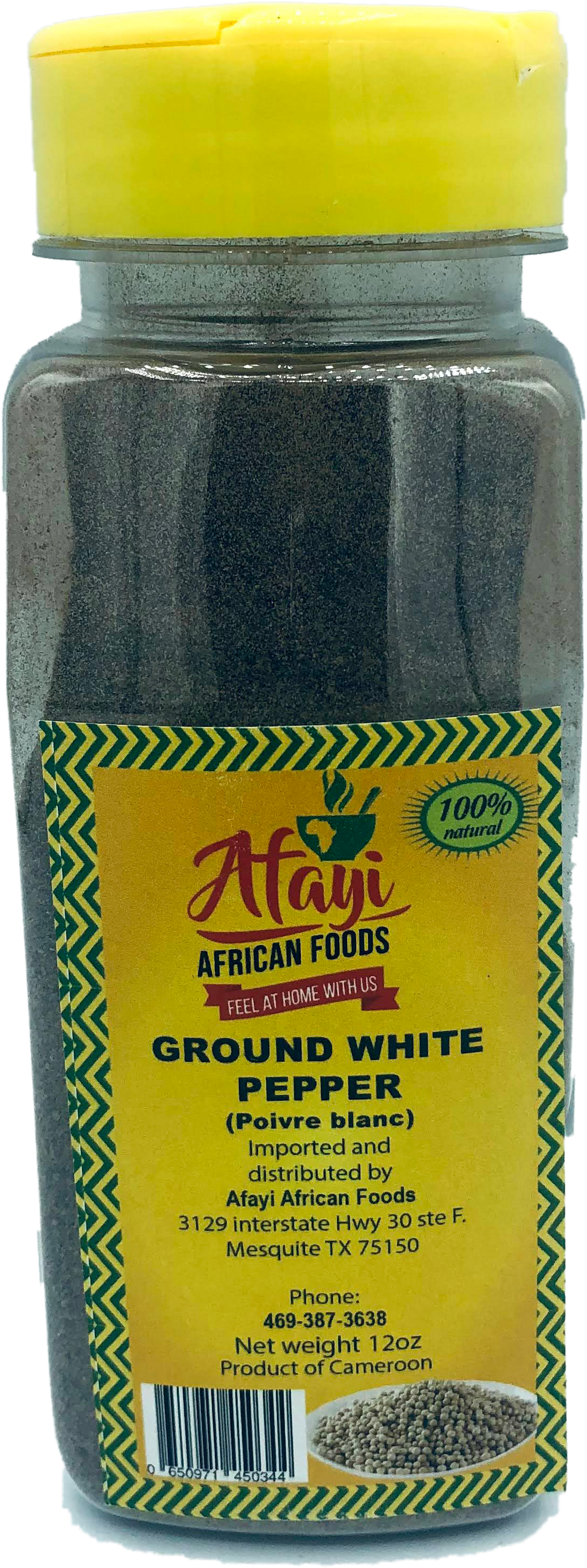 Afayi Ground White Pepper